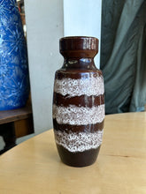 Load image into Gallery viewer, 1970s West German White Lava Vase
