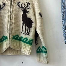 Load image into Gallery viewer, 1960s Deer Cowichan Sweater
