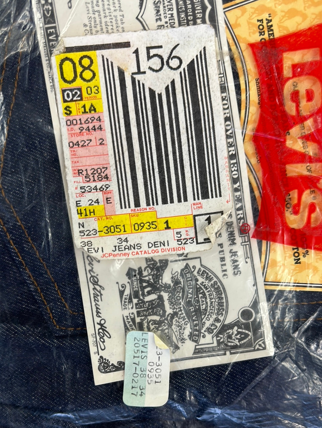 1980s Deadstock Levi’s 517 Marked 38×34 -