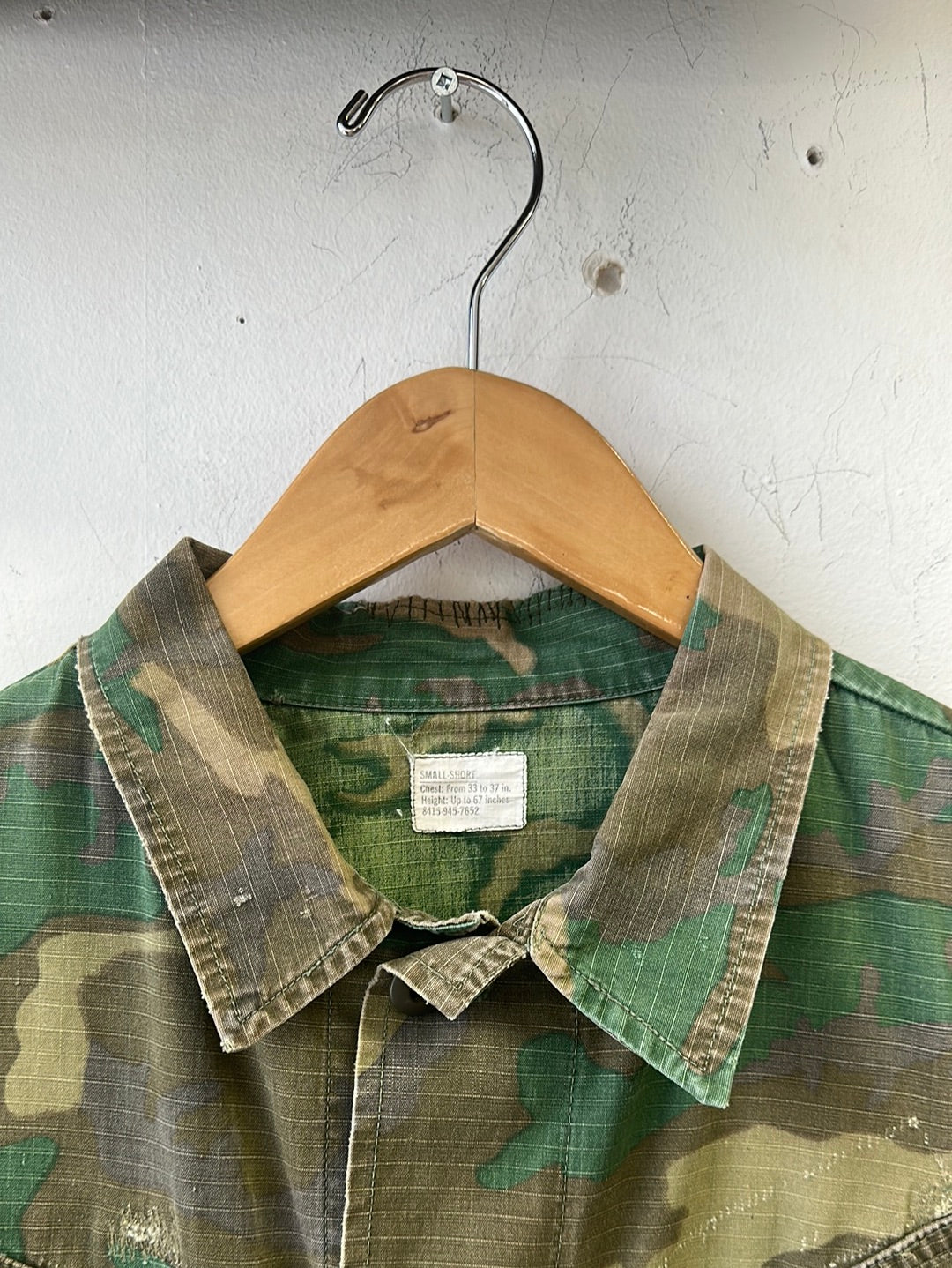 1960s US Woodland Ripstop Jungle Jacket - Small Short