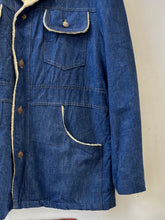 Load image into Gallery viewer, 1970 Sears Shearling Denim Jacket
