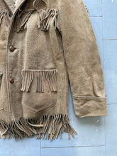 Load image into Gallery viewer, 1960s Shearling Lined Fringe Jacket
