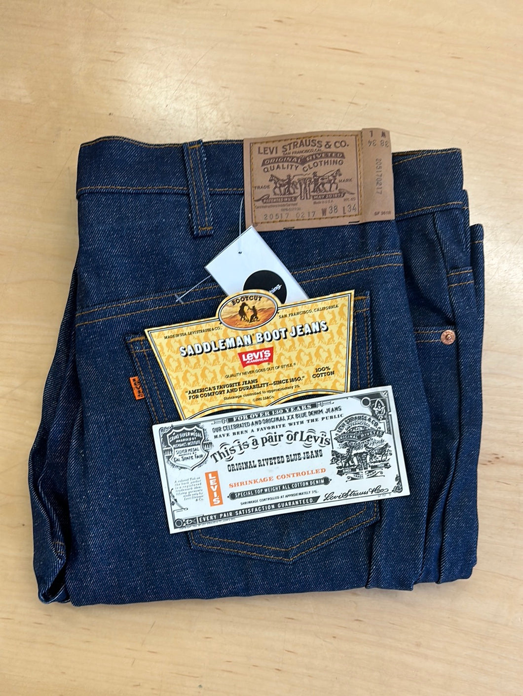 1980s Deadstock Levi’s 517 Marked 38×34 -