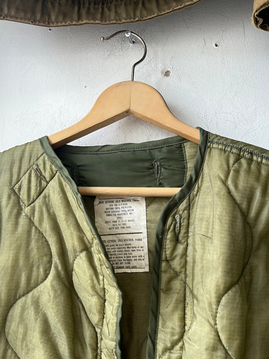 1973 M65 Liner w/ Pockets and Patches
