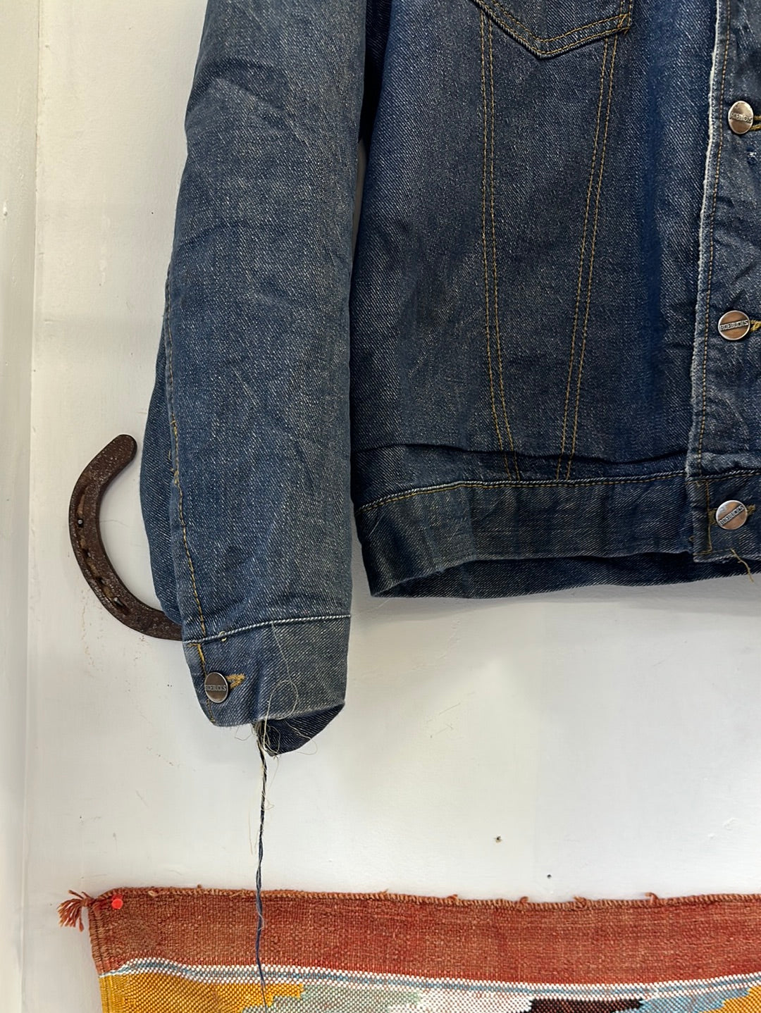 1960s Sears Roebucks Shearling Denim