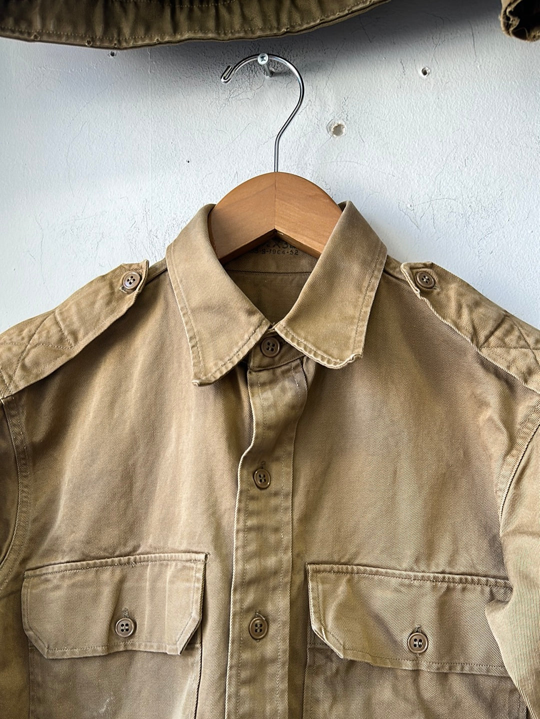 1964 Military Officers Patched Shirt