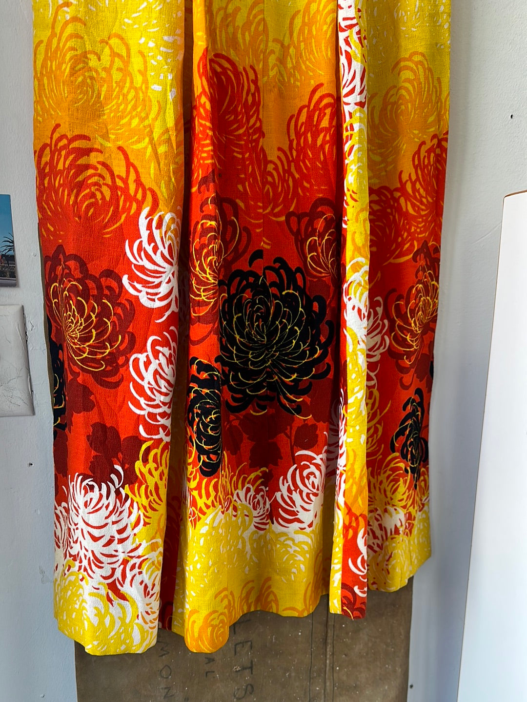 1960s Fely’s Barkcloth Hawaiian Dress