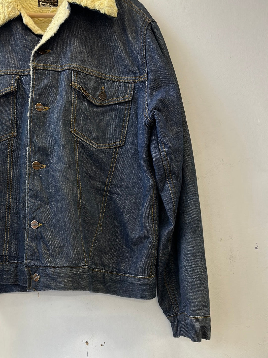 1960s Sears Roebucks Shearling Denim