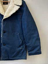 Load image into Gallery viewer, 1980s Ely Shearling Denim Coat
