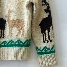 Load image into Gallery viewer, 1960s Deer Cowichan Sweater
