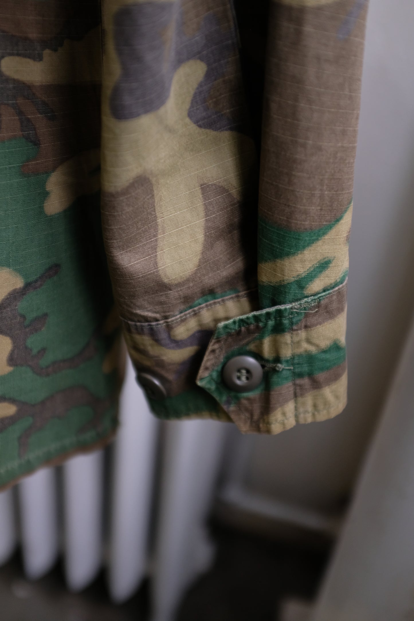 1970 USMC Woodland Ripstop Jungle Jacket - Small Regular