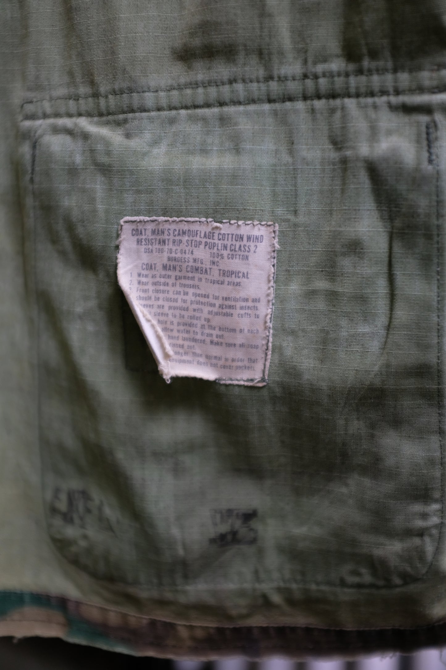 1970 USMC Woodland Ripstop Jungle Jacket - Small Regular