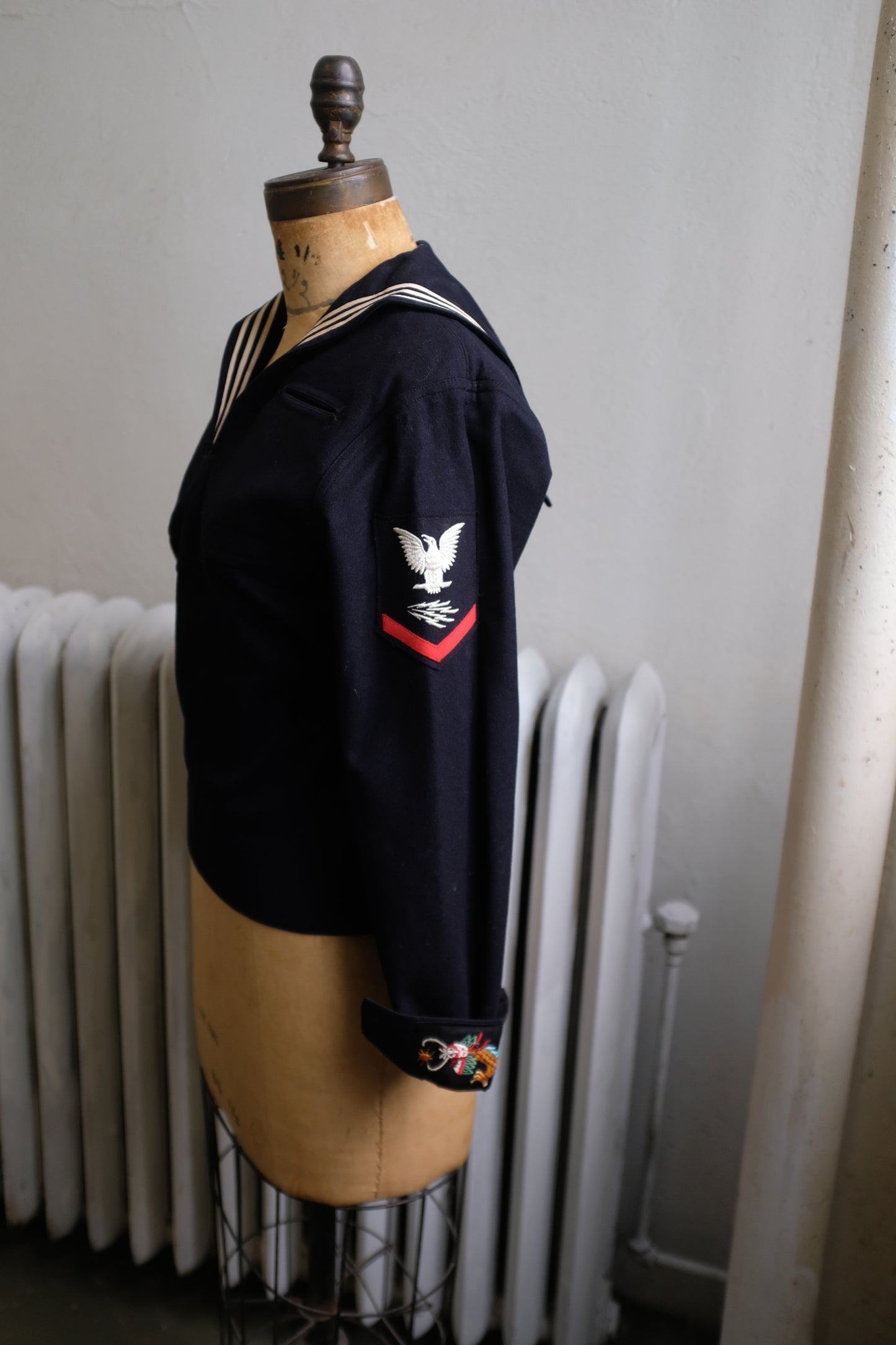 1940s USN Jumper w/ Liberty Cuffs - Mermaid