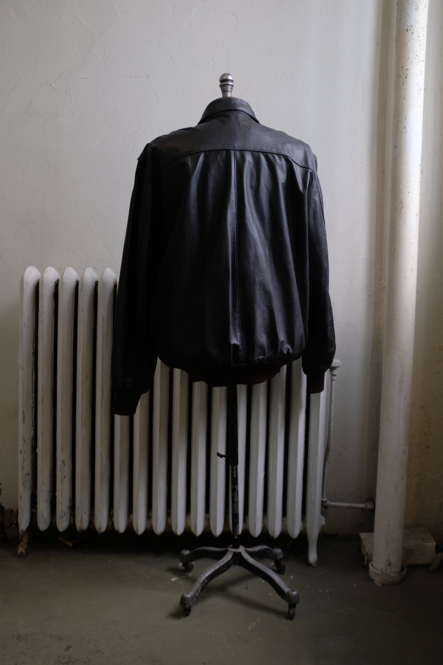 1980s A-2 Leather Flight Jacket