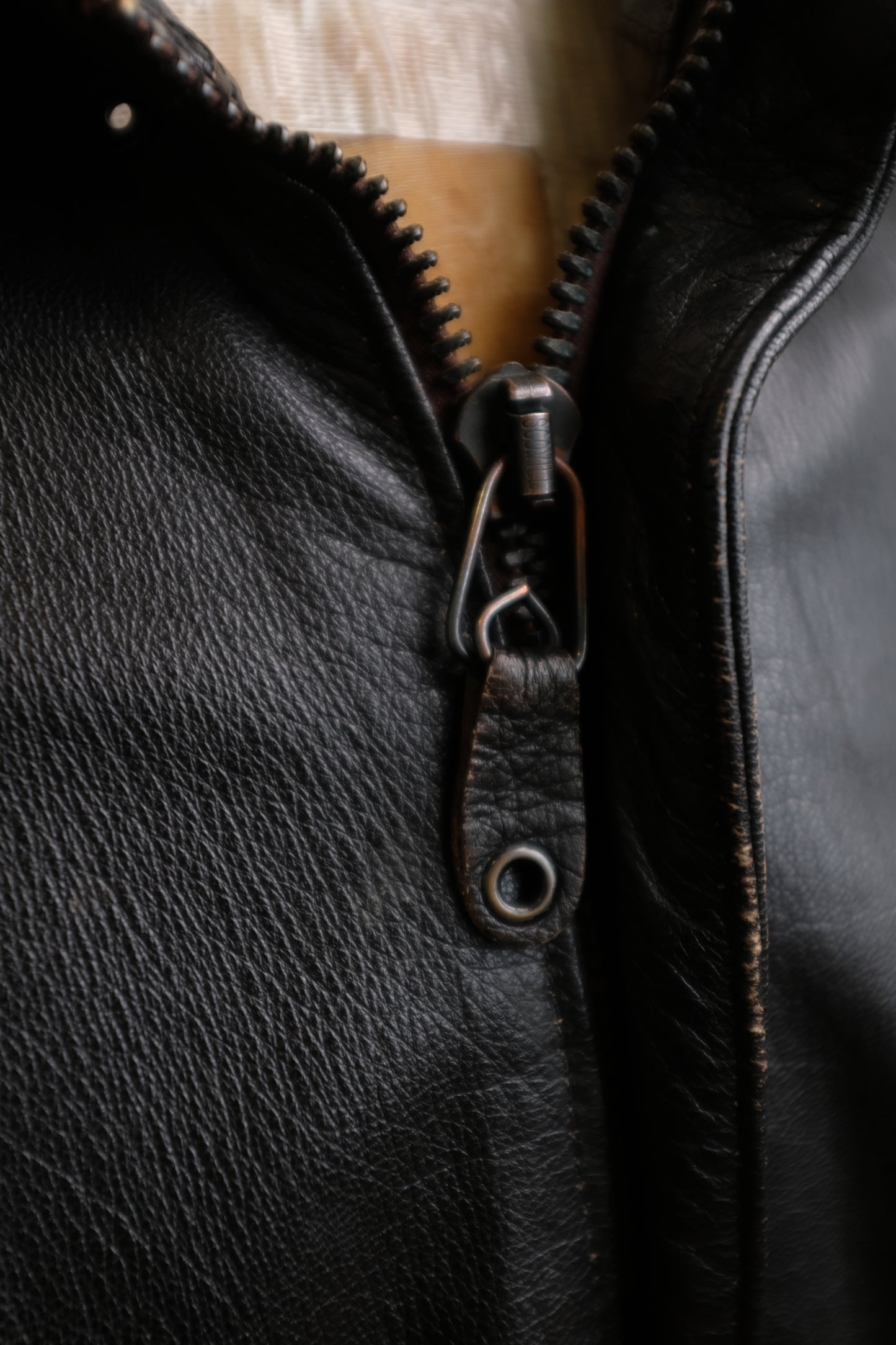 1980s A-2 Leather Flight Jacket