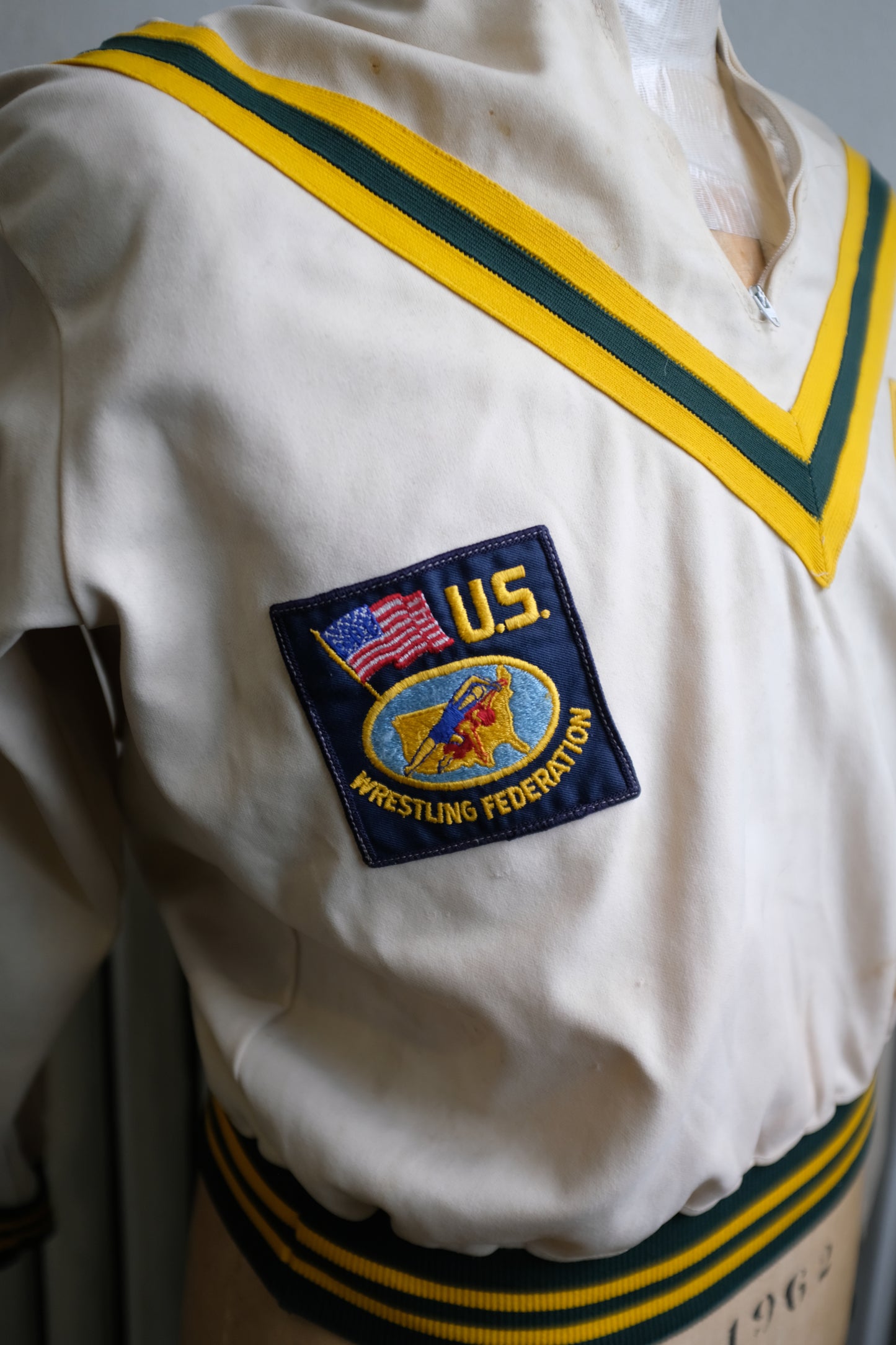 1960s Army Wrestling Warmup Top