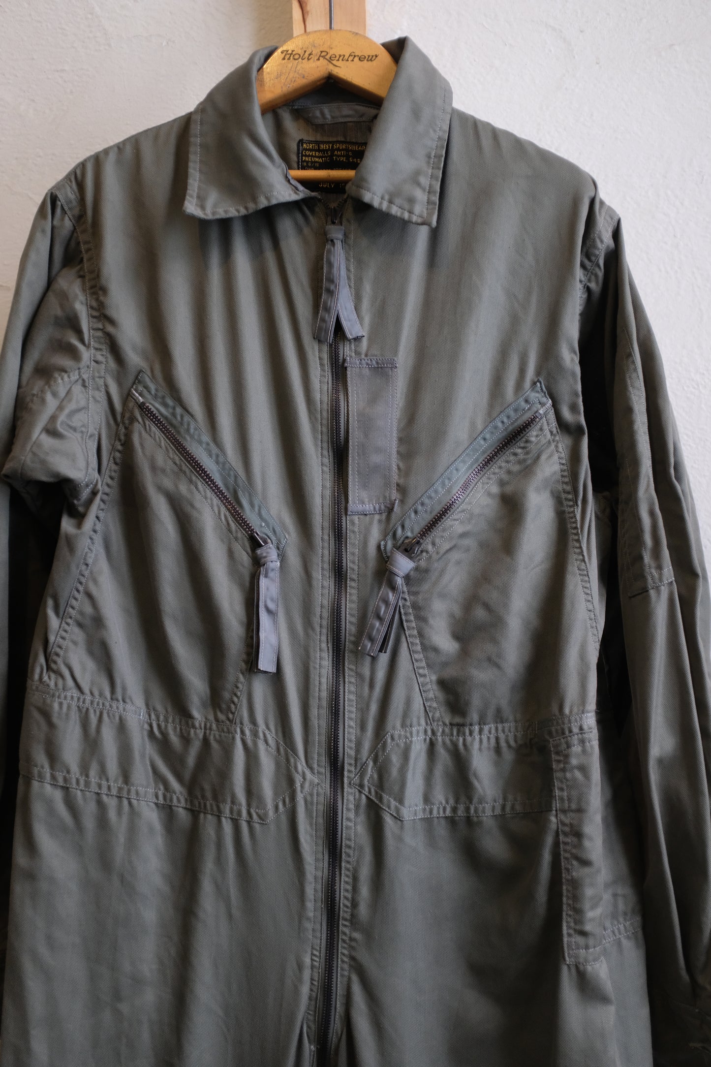 1958 RCAF Anti Gravity G-4B Flight Coveralls