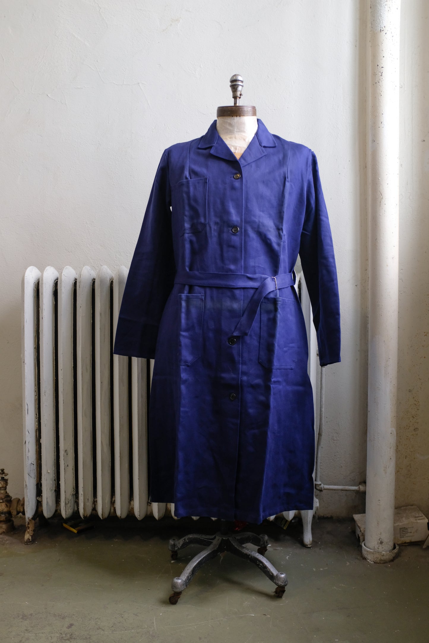 1960s French Workwear Shop Coat