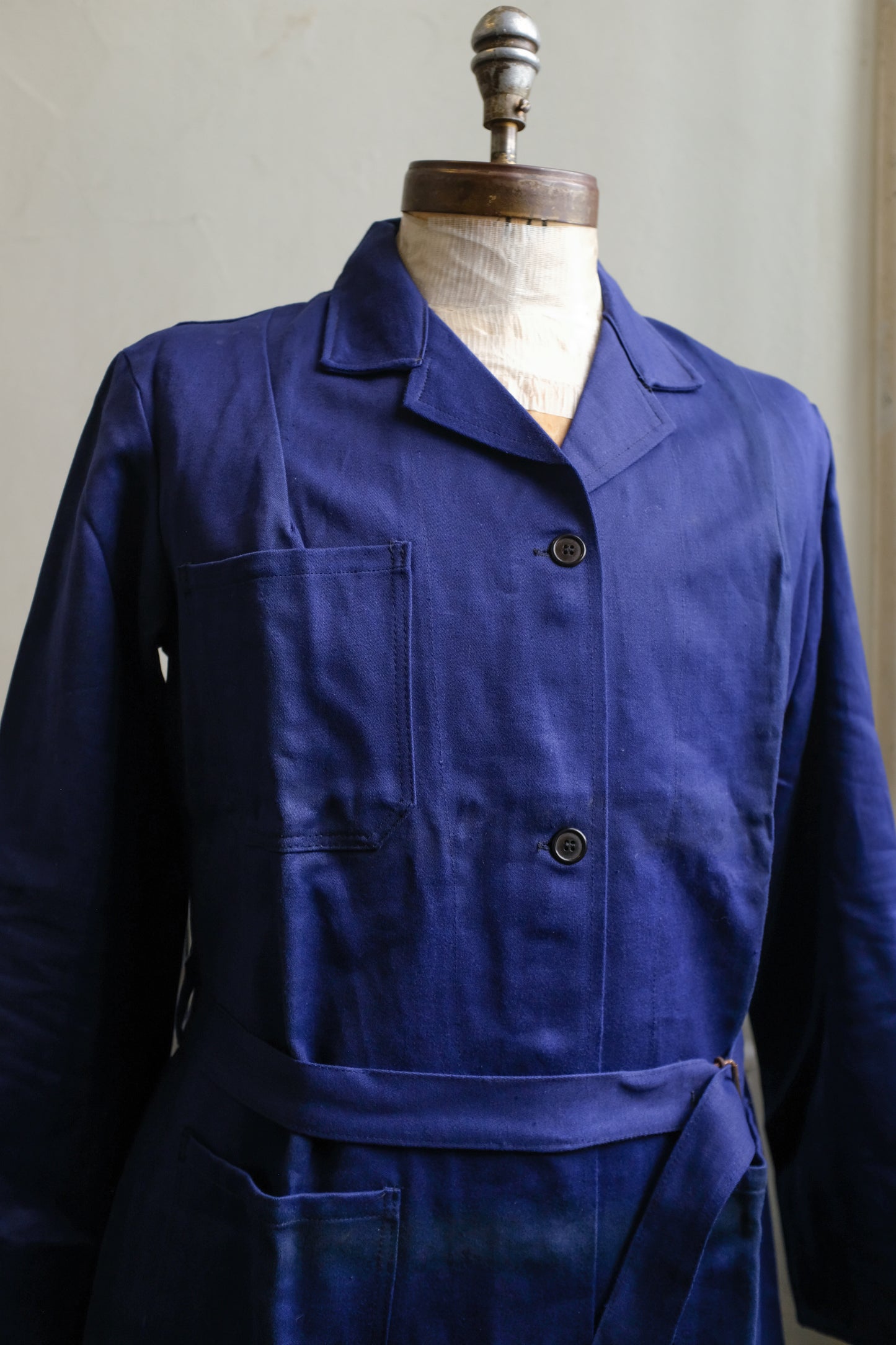 1960s French Workwear Shop Coat
