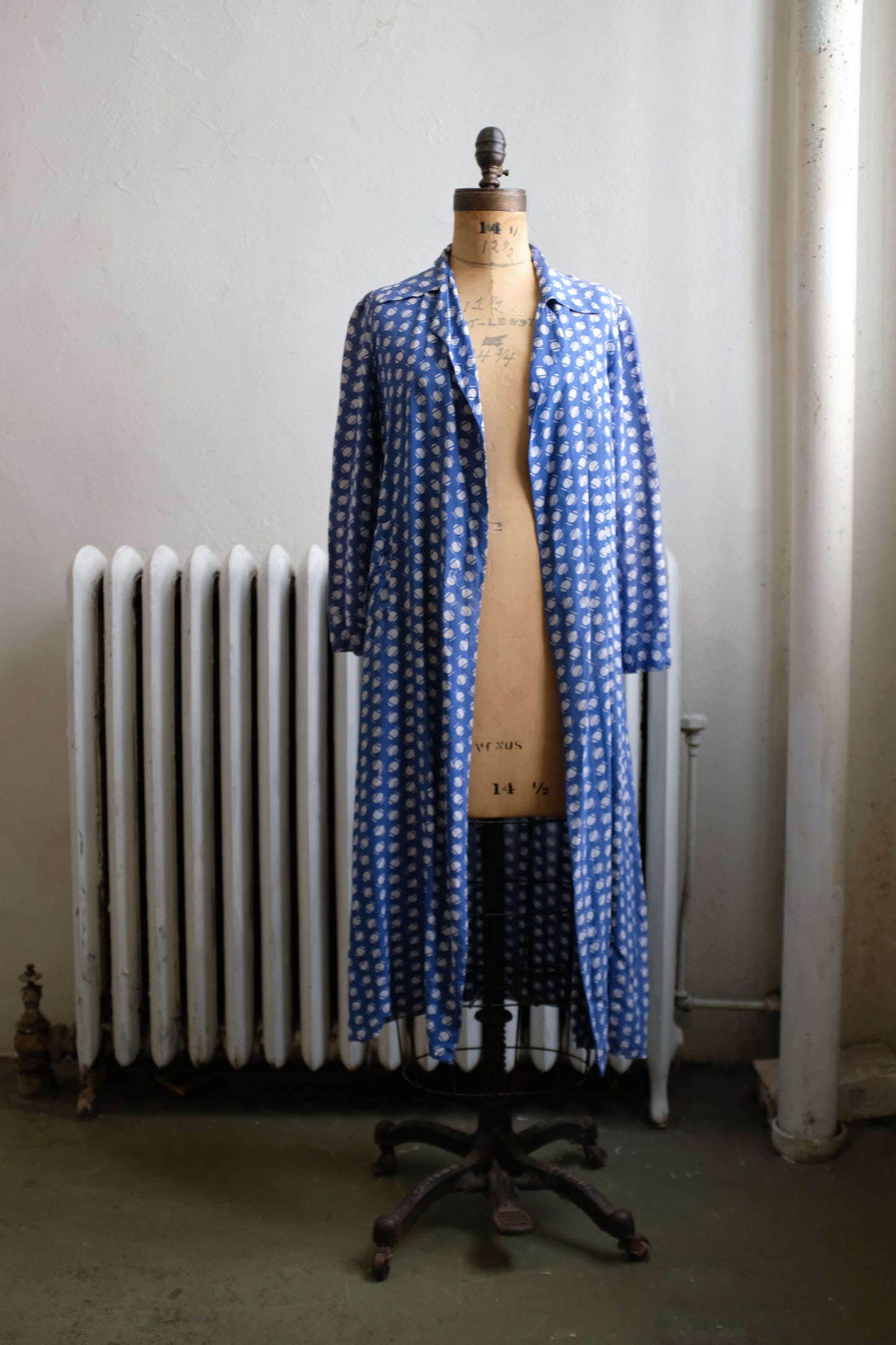 1940s Silk Wrap Dress