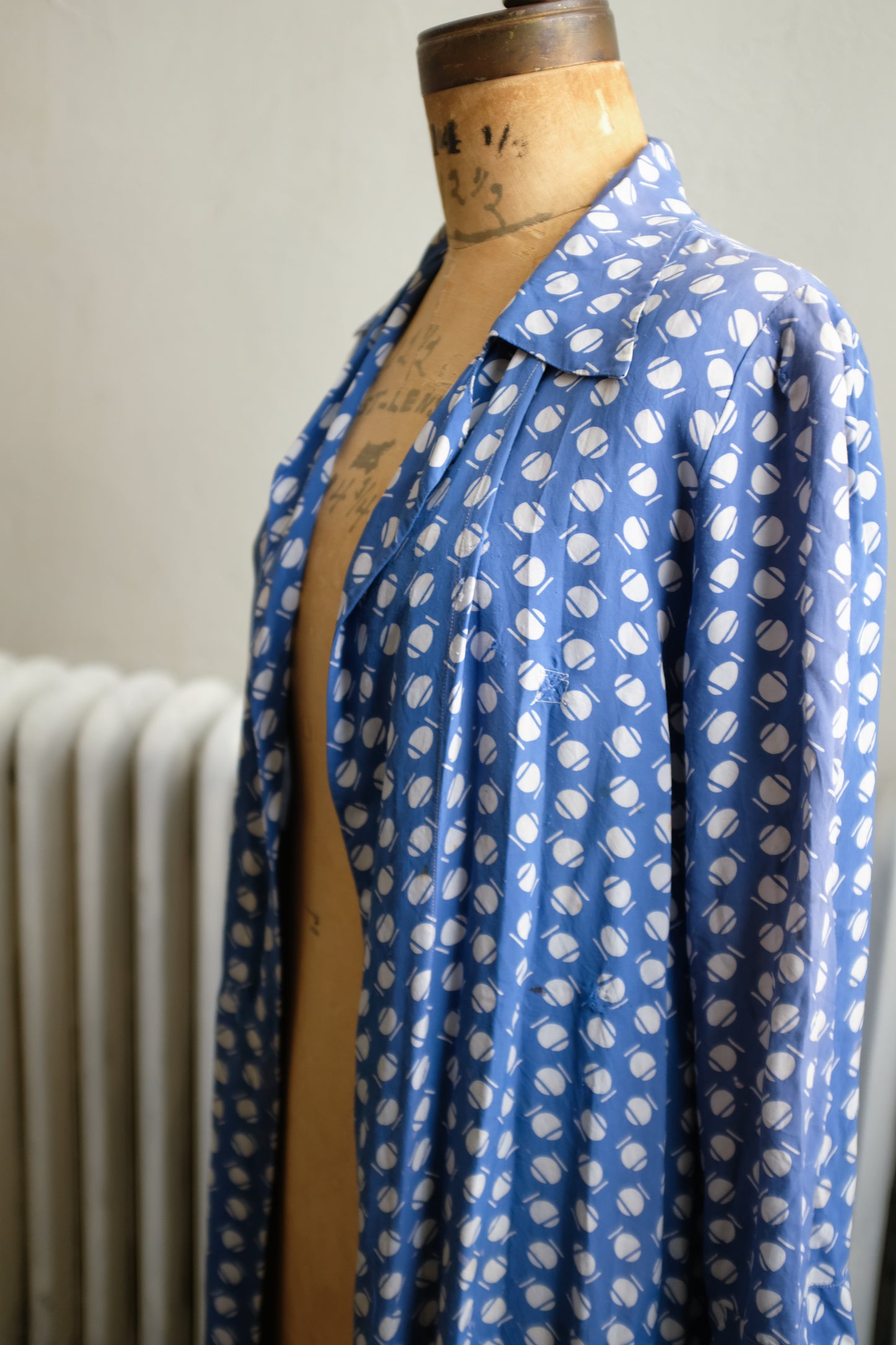 1940s Silk Wrap Dress
