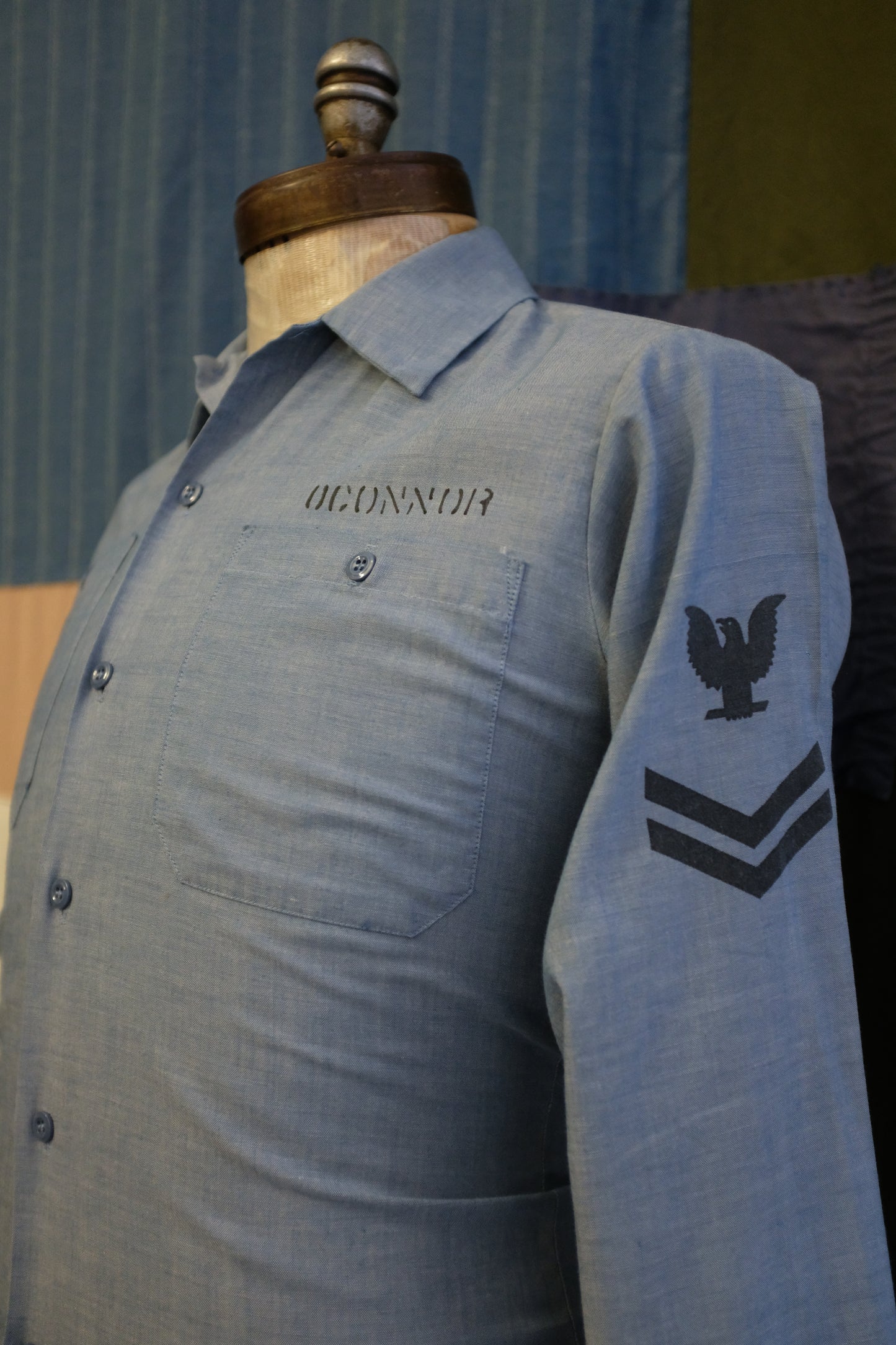 1970s Chambray Naval Buttondown