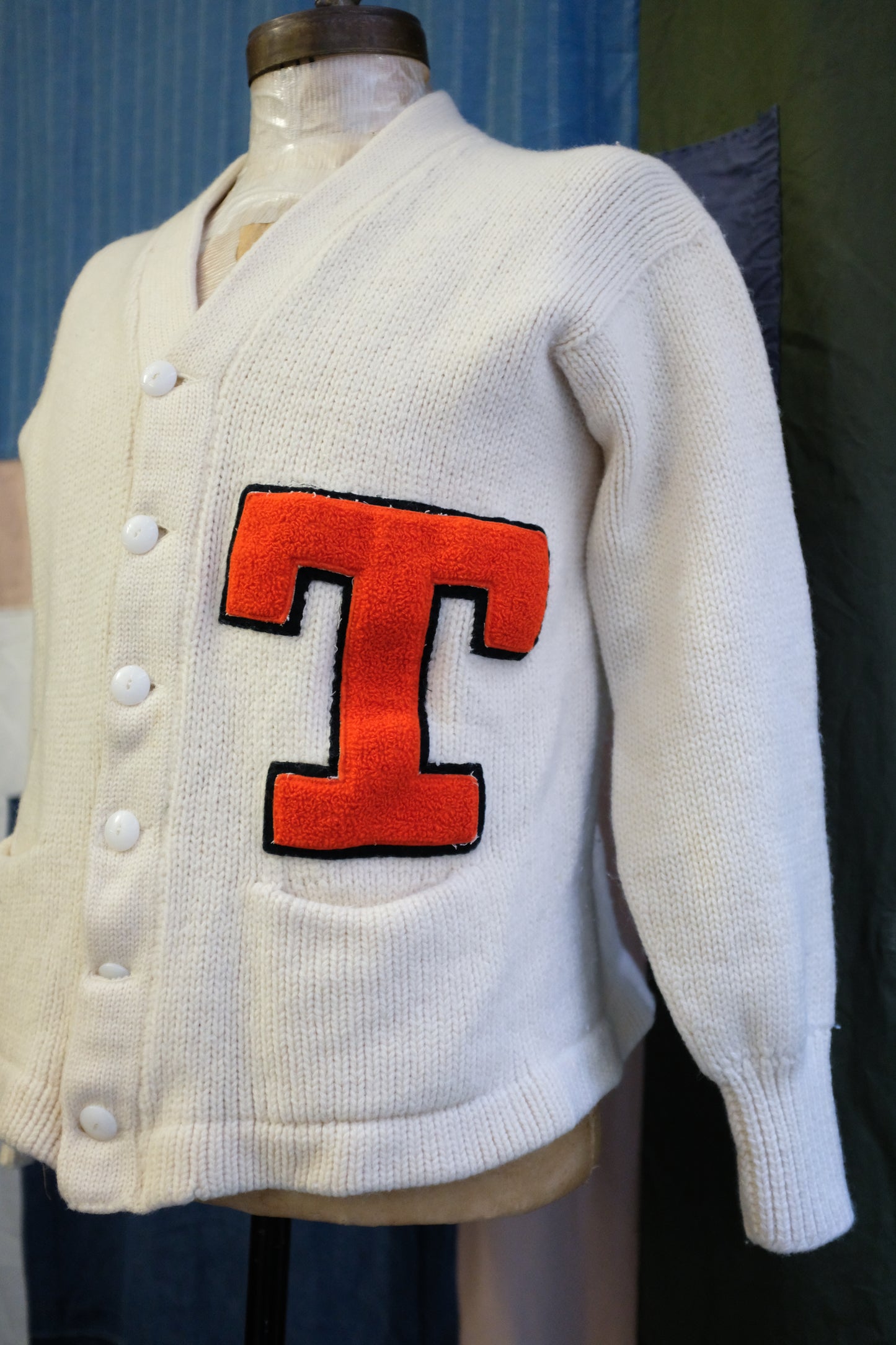 1960s Collegiate Wool Cardigan