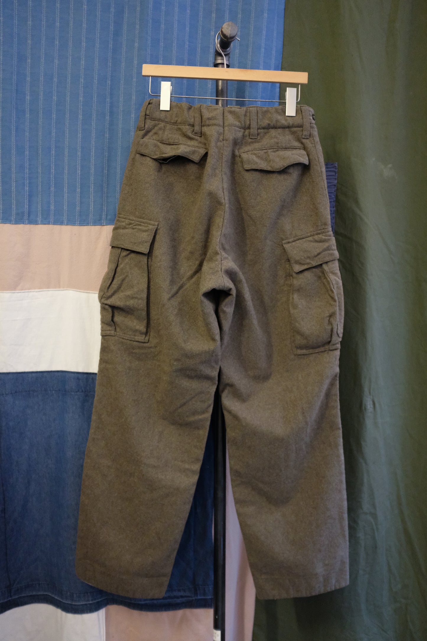 1960s German Military Wool Trousers - Size 28-30