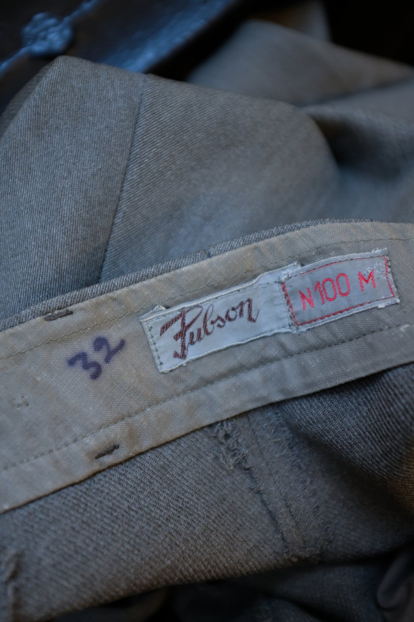 1940s Swedish Military Trousers - Size 32