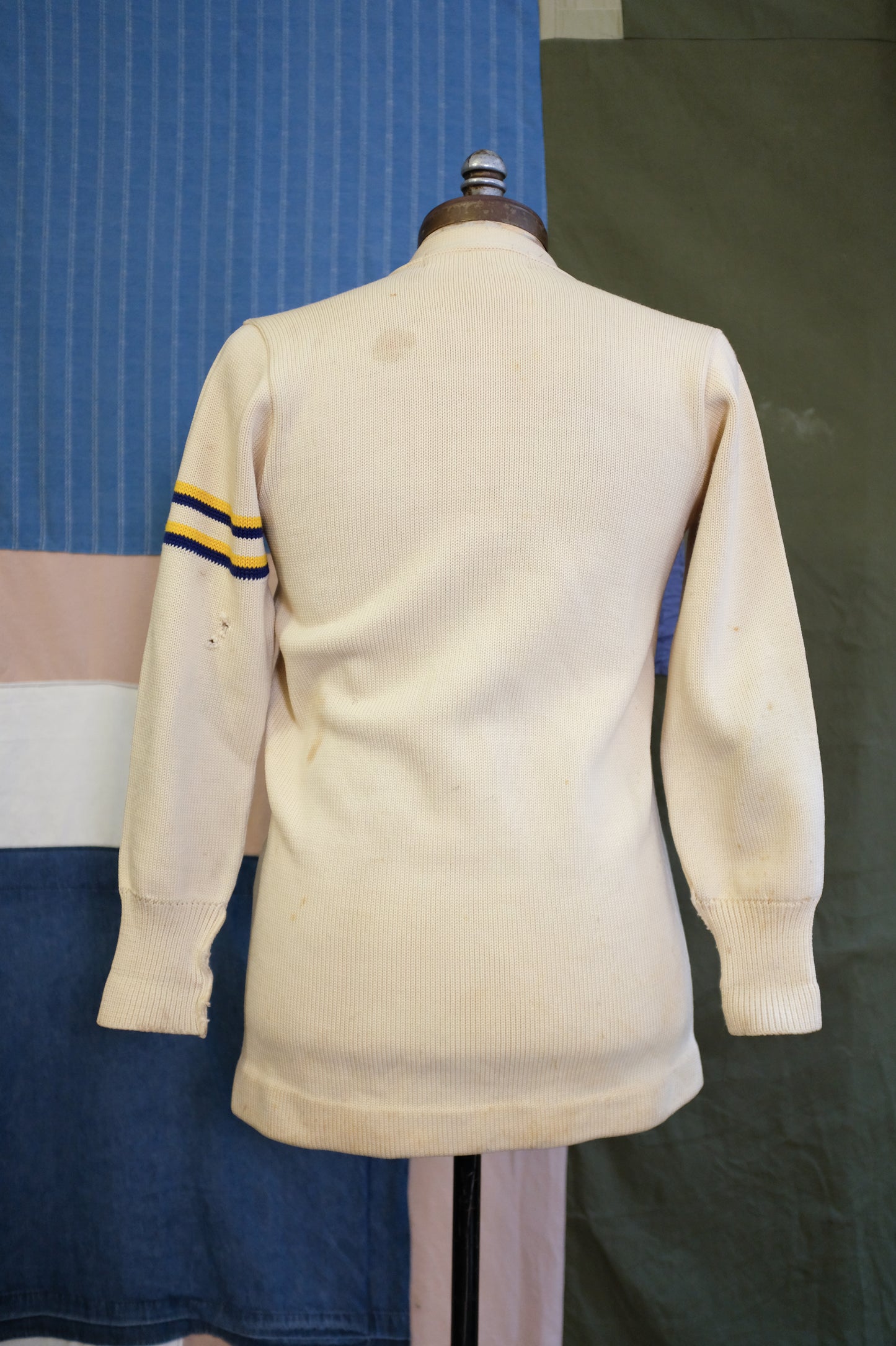 1940s Collegiate Wool Cardigan