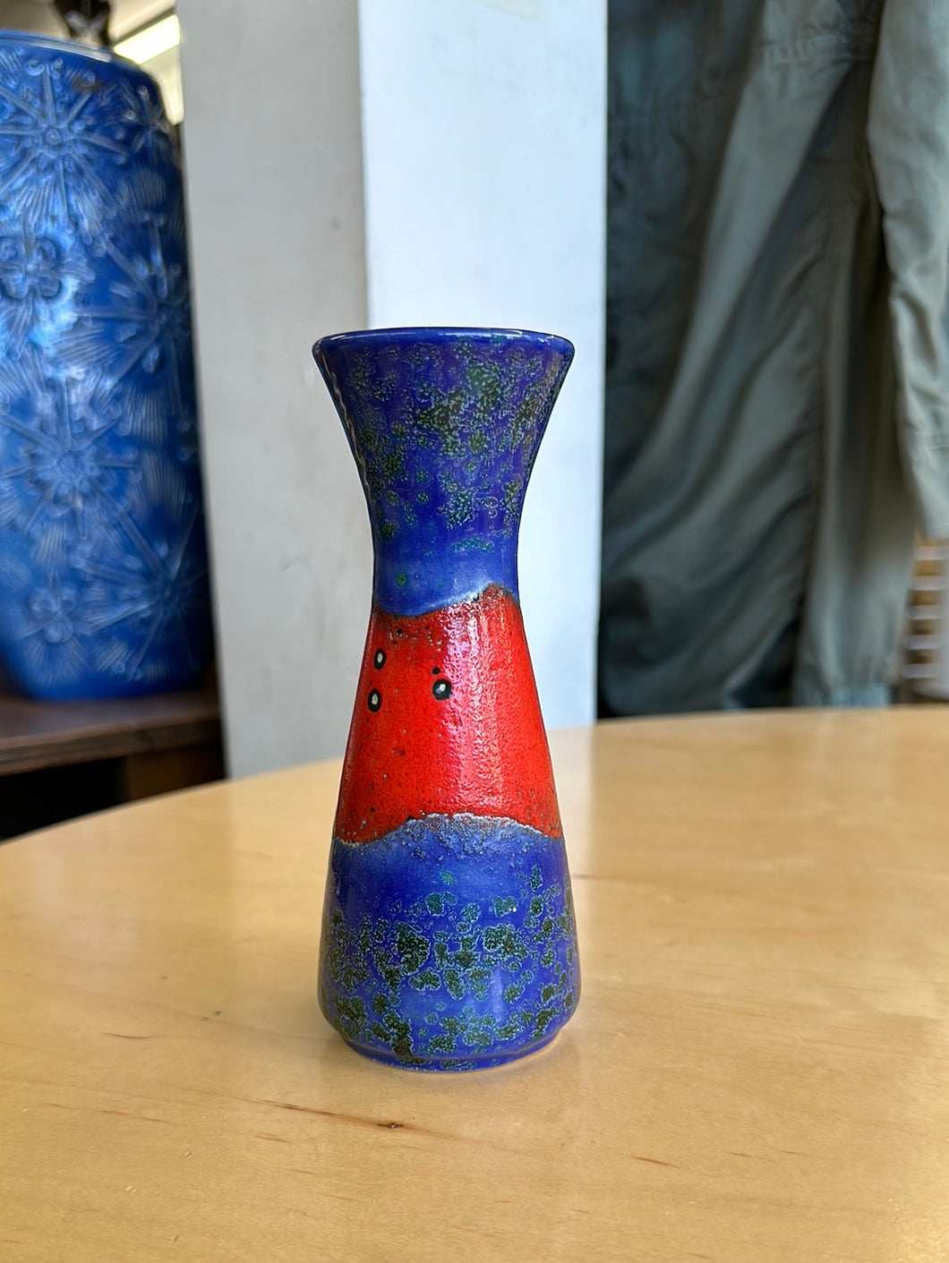 1970s West German Hourglass Vase