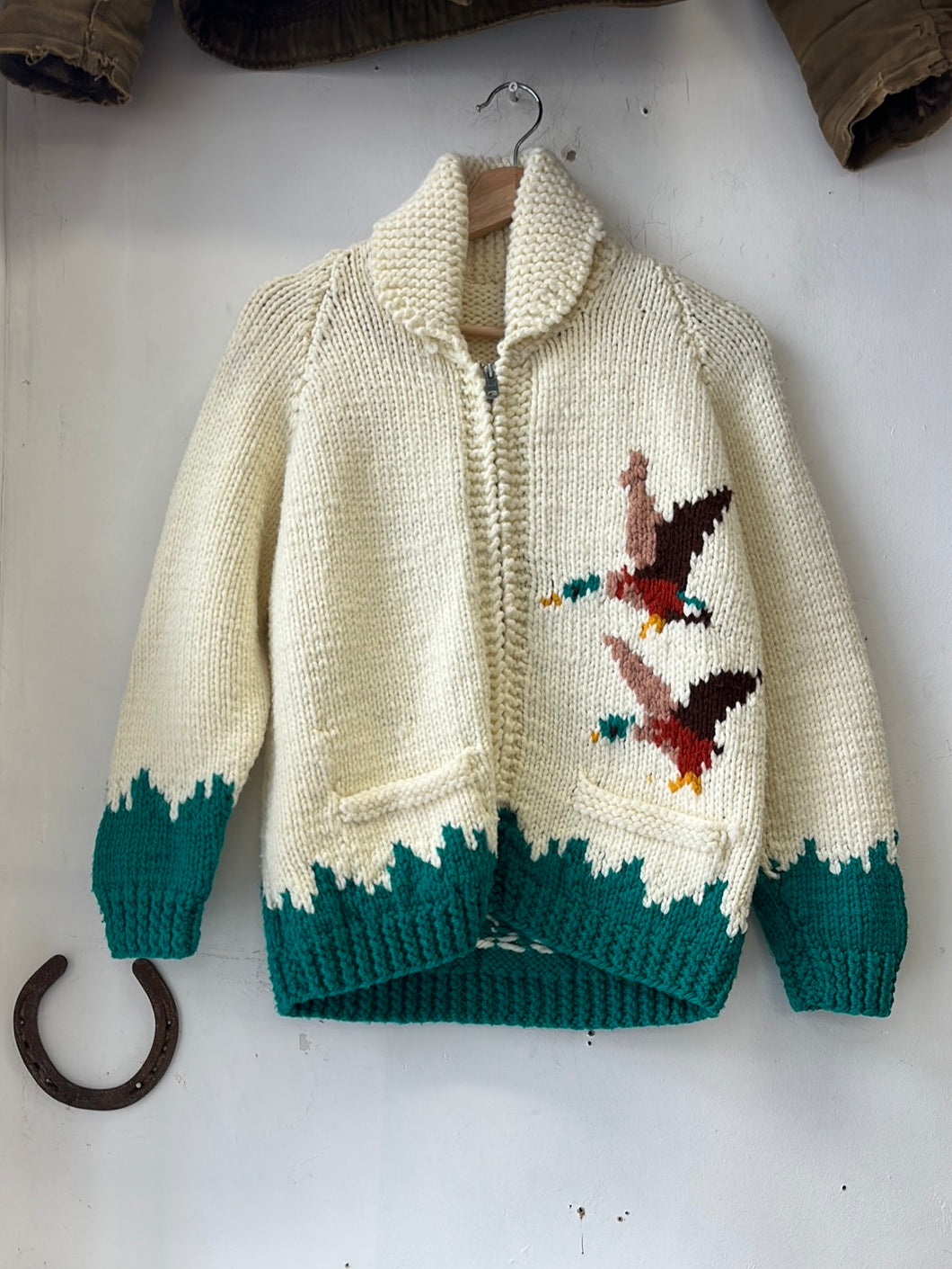 1960s Duck Cowichan Sweater
