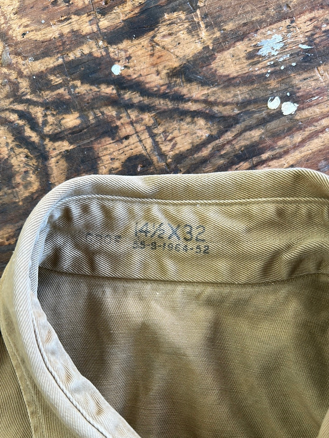 1964 Military Officers Patched Shirt