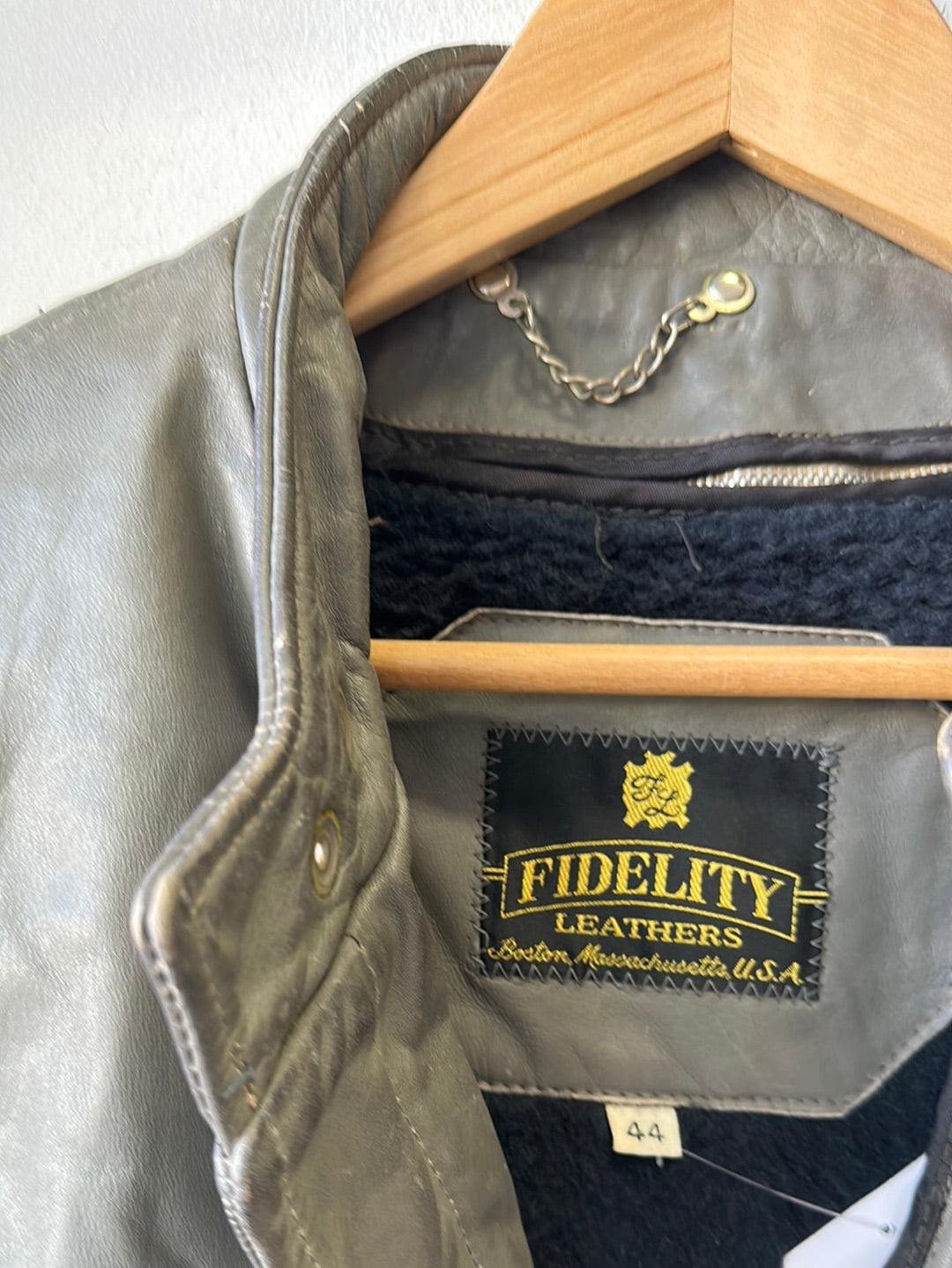 1960s Fidelity Leathers Cafe Racer Jacket