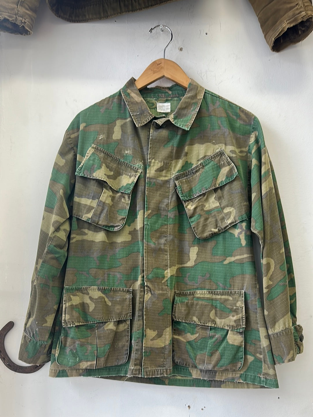 1960s US Woodland Ripstop Jungle Jacket - Small Short