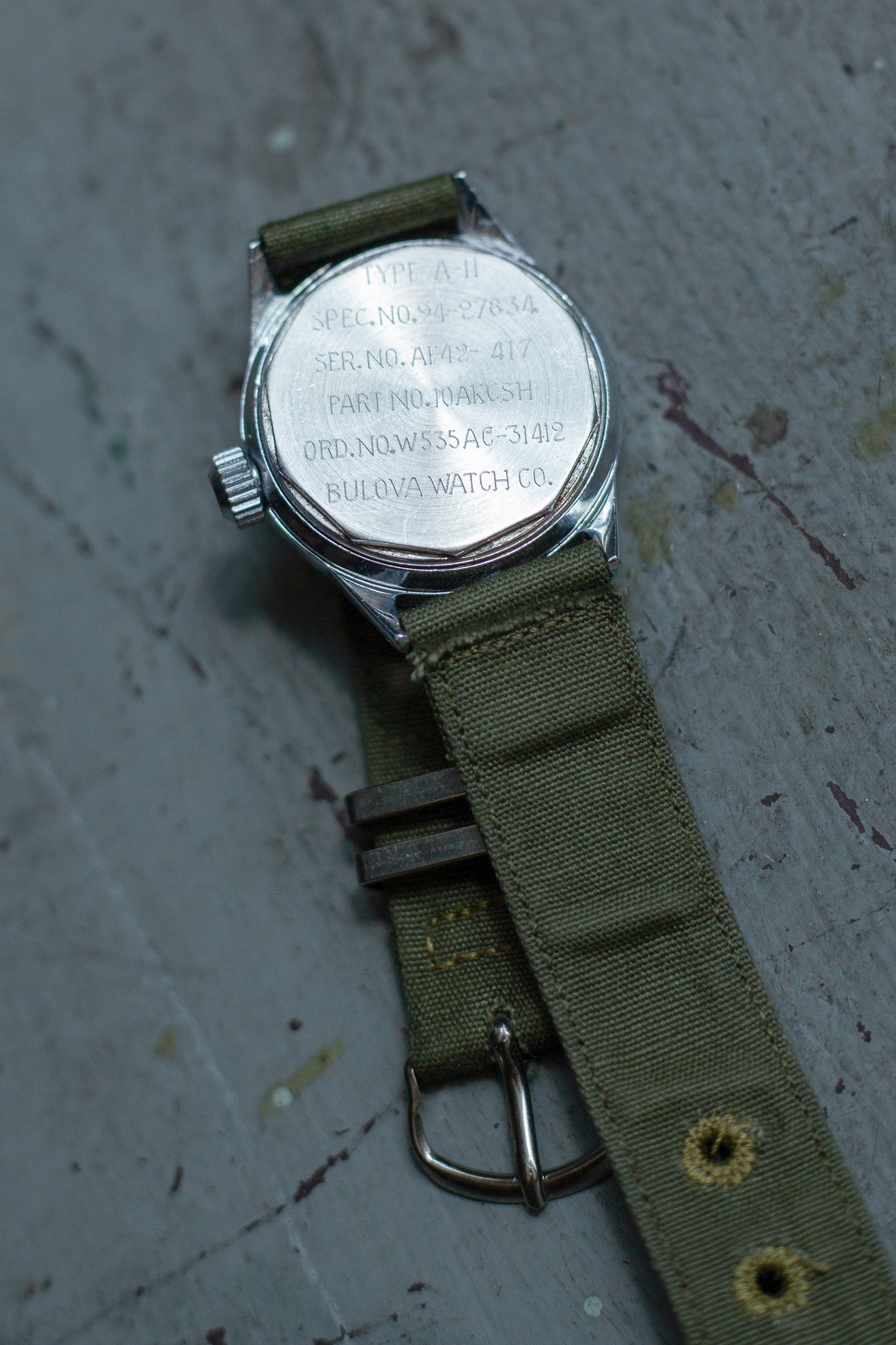 1944 Bulova A-11 US Military WW2 10AK Hacking
