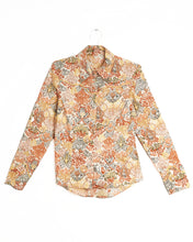 Load image into Gallery viewer, Silver Tipped Floral Western Shirt
