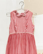 Load image into Gallery viewer, 1960s Sleeveless Gingham Summer Dress
