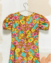 Load image into Gallery viewer, 1960s/70s Floral Cap Sleeve Dress
