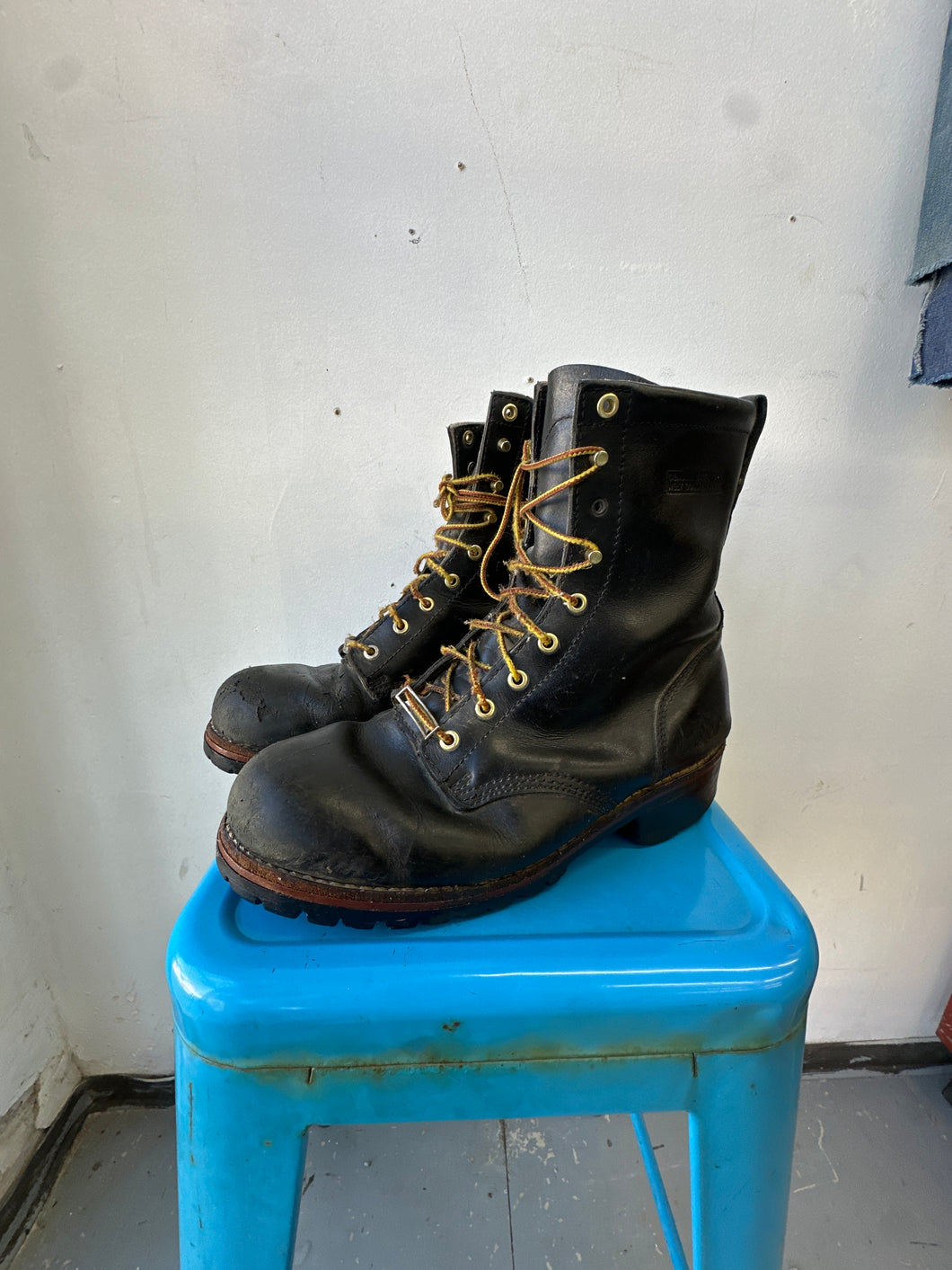 Cactus Steel Toe Work Boots - Black - Size 10 M 11.5 W