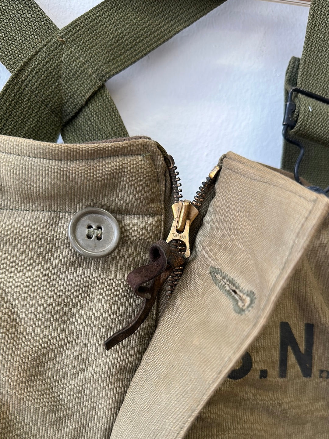1940s USN Deck Bib - Wool-Lined Medium