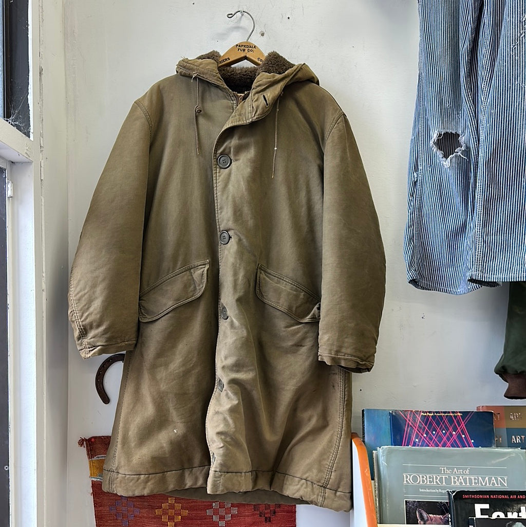 1940s US Navy N-1 Deck Parka - 36