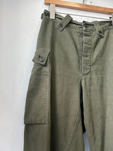 Load image into Gallery viewer, 1973 Dutch HBT Military Trousers
