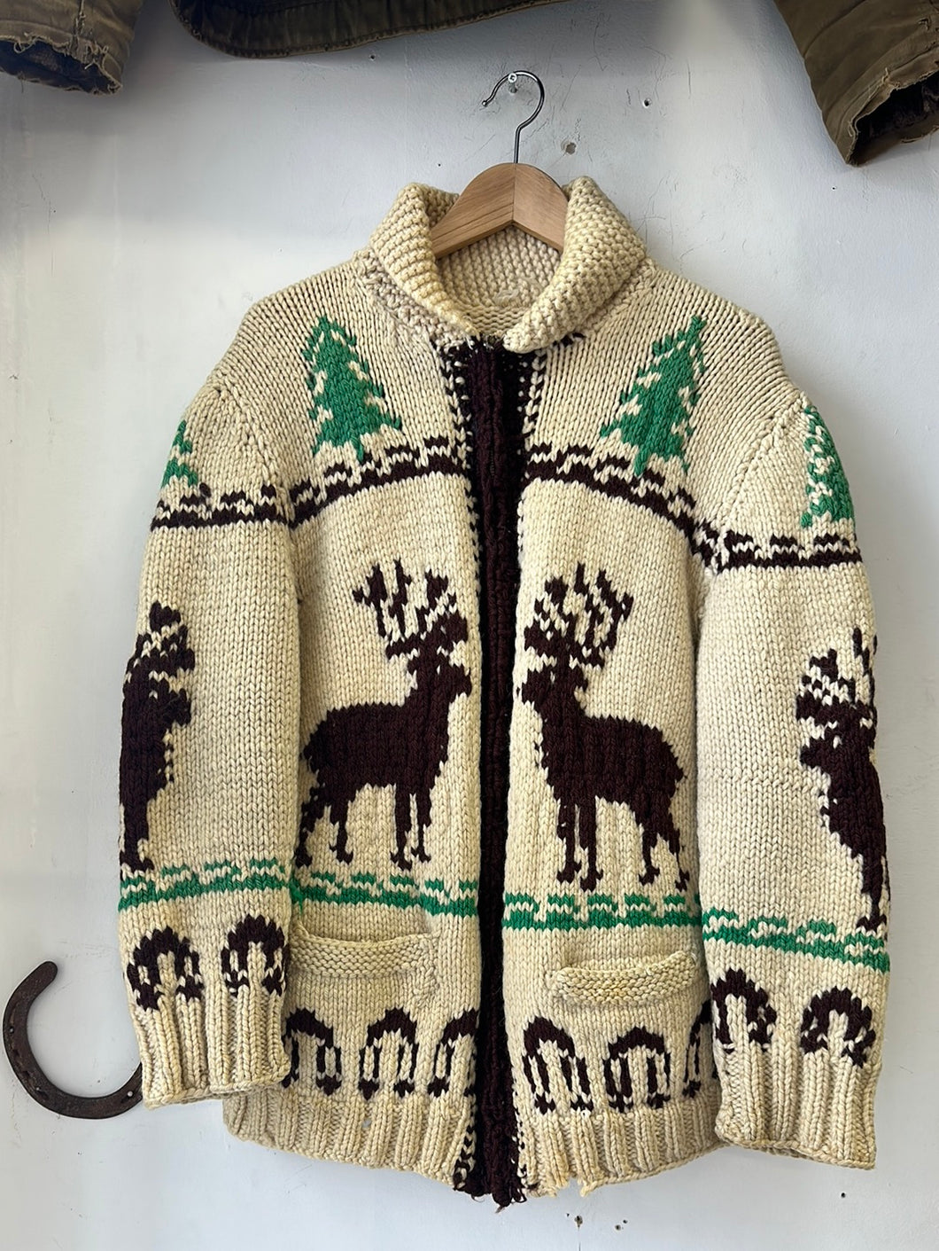 1960s Moose Cowichan Sweater