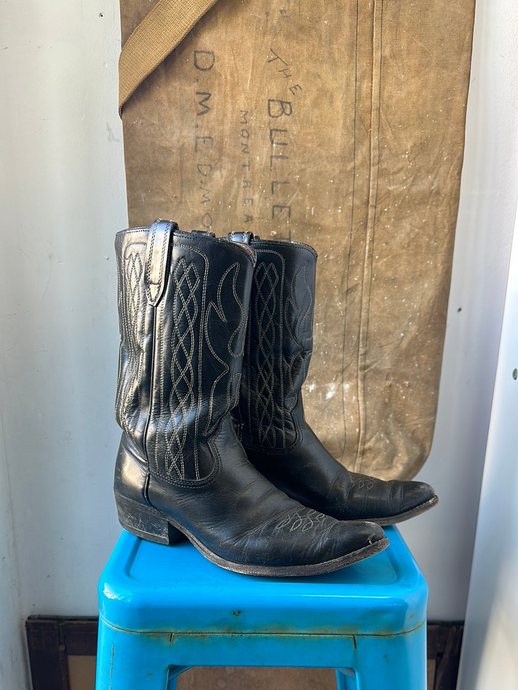 Unbranded Cowboy Boots - Black - Size 9.5 M 11 W
