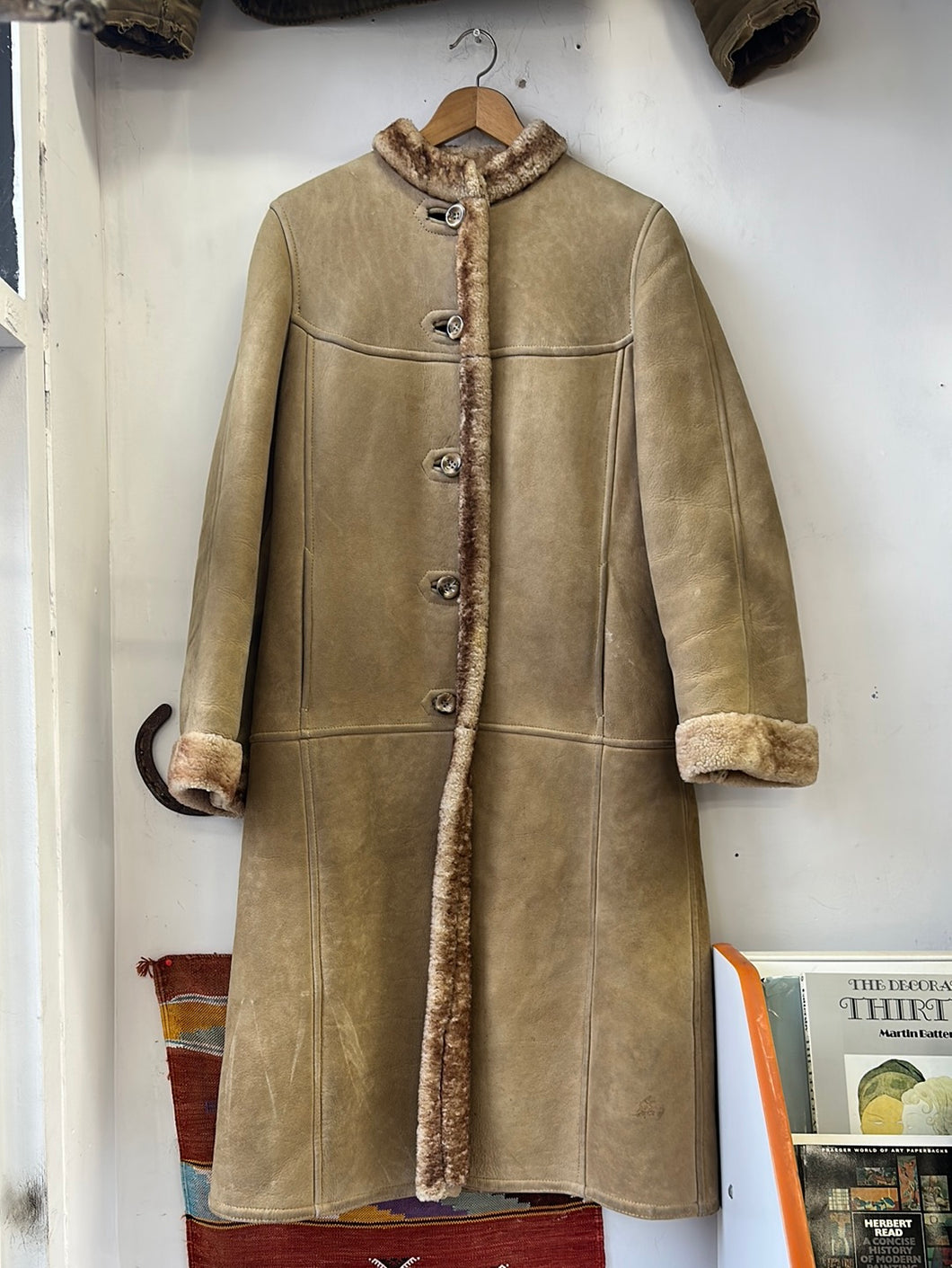 1960s Leather Shearling Jacket