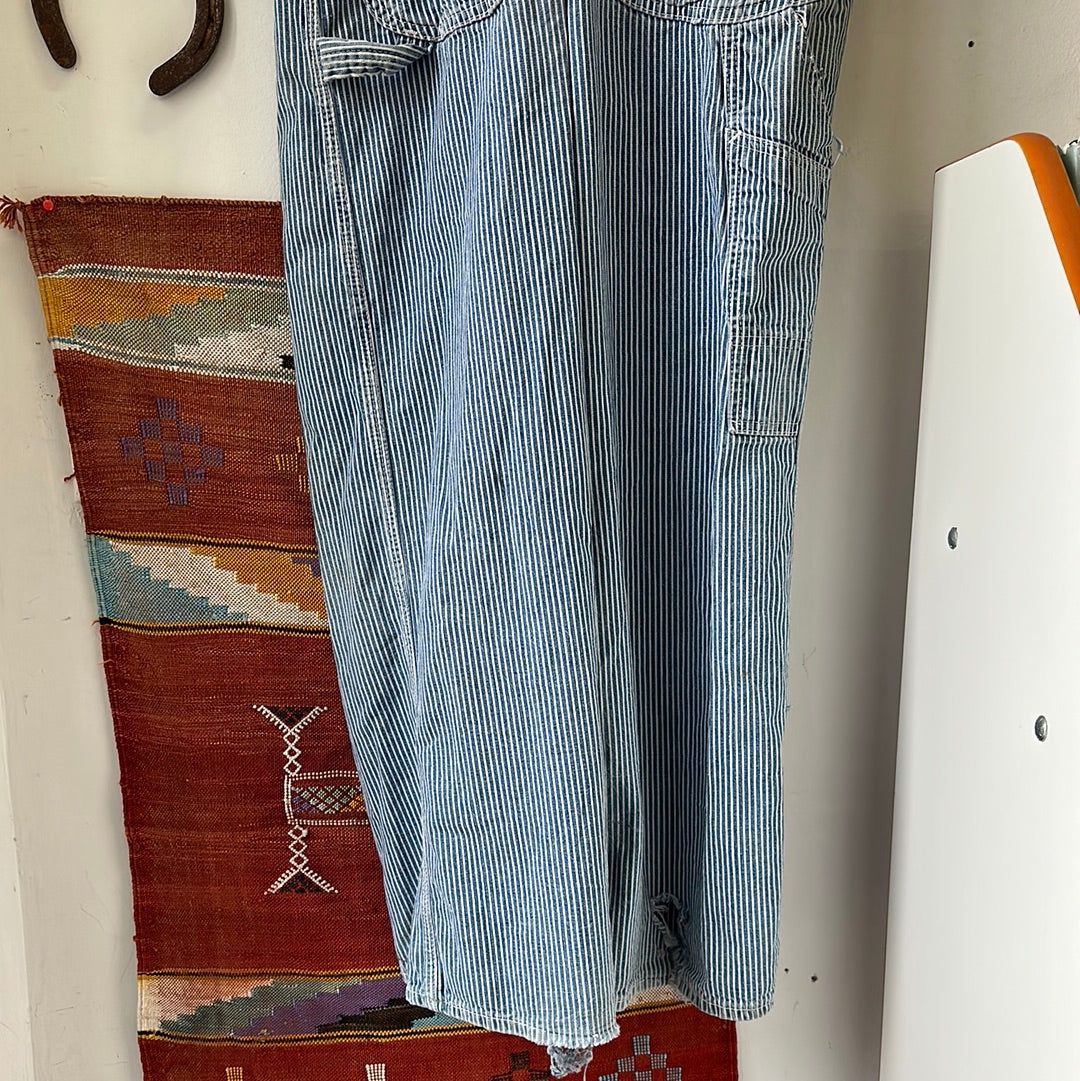 1960s Lee Hickory Stripe Union Made Overalls