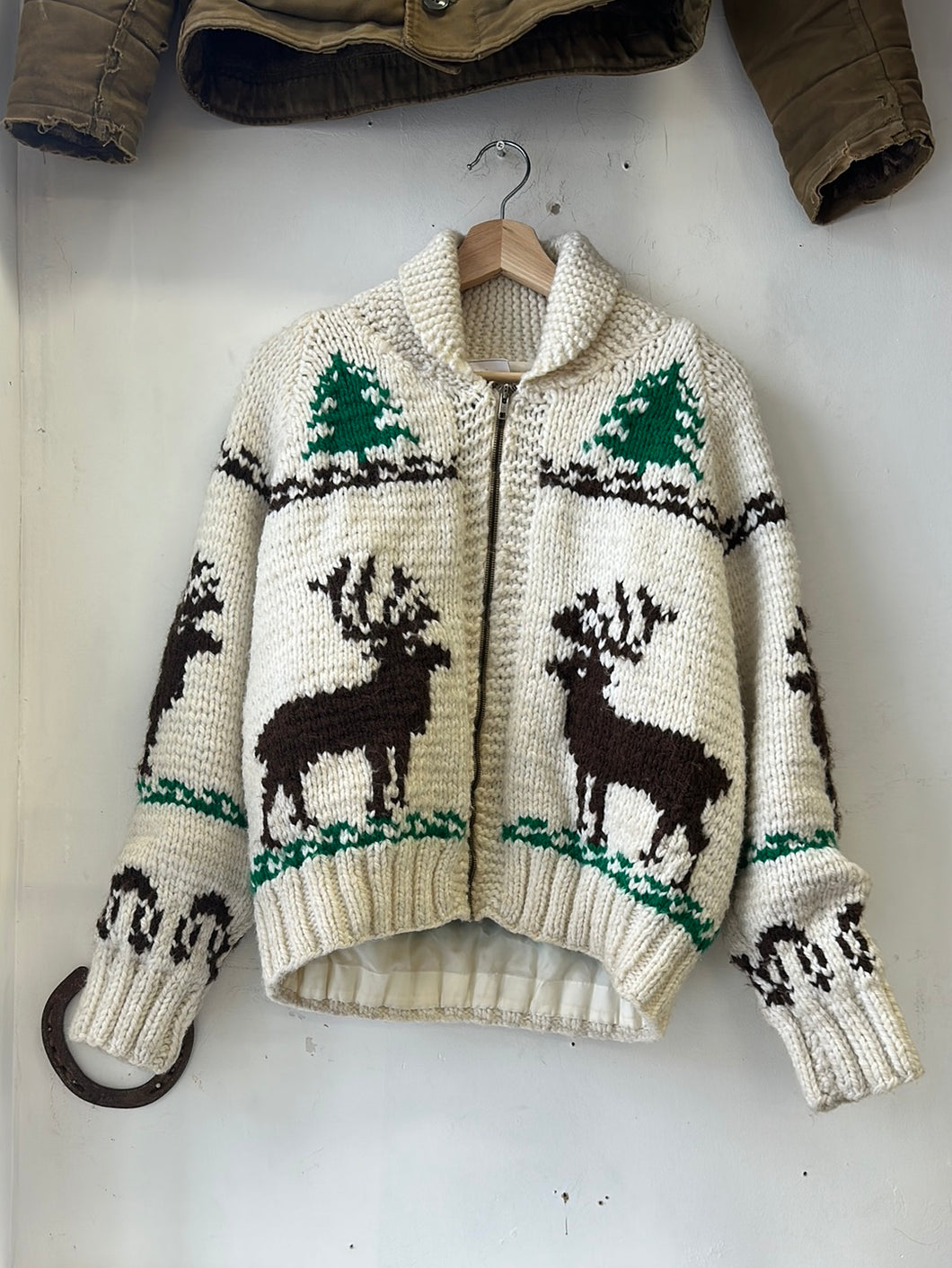 1960s Moose Cowichan Sweater