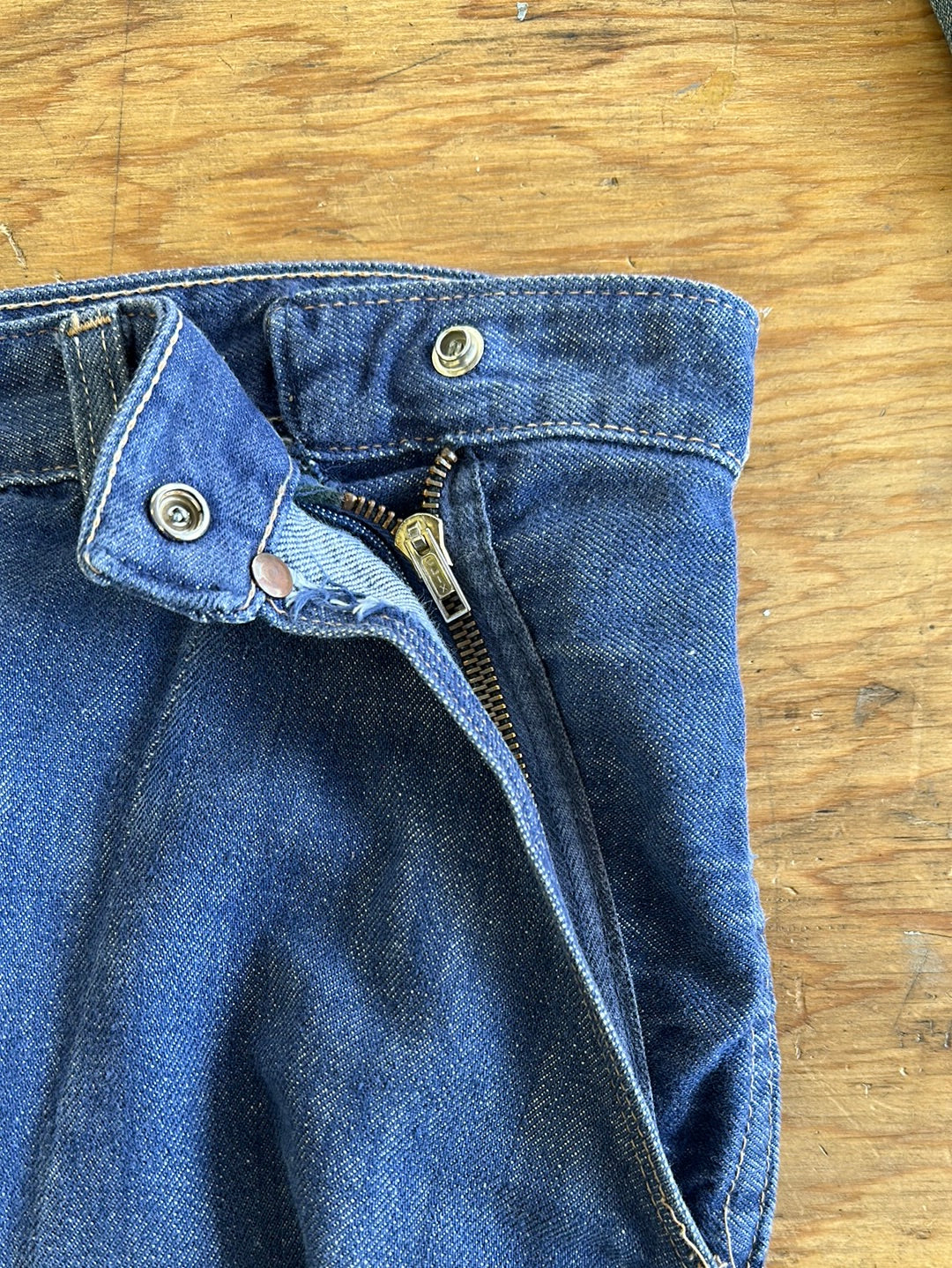 1950s/60s Wrangler Side Zip Denim 32×28