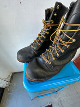 Load image into Gallery viewer, Cactus Steel Toe Work Boots - Black - Size 10 M 11.5 W

